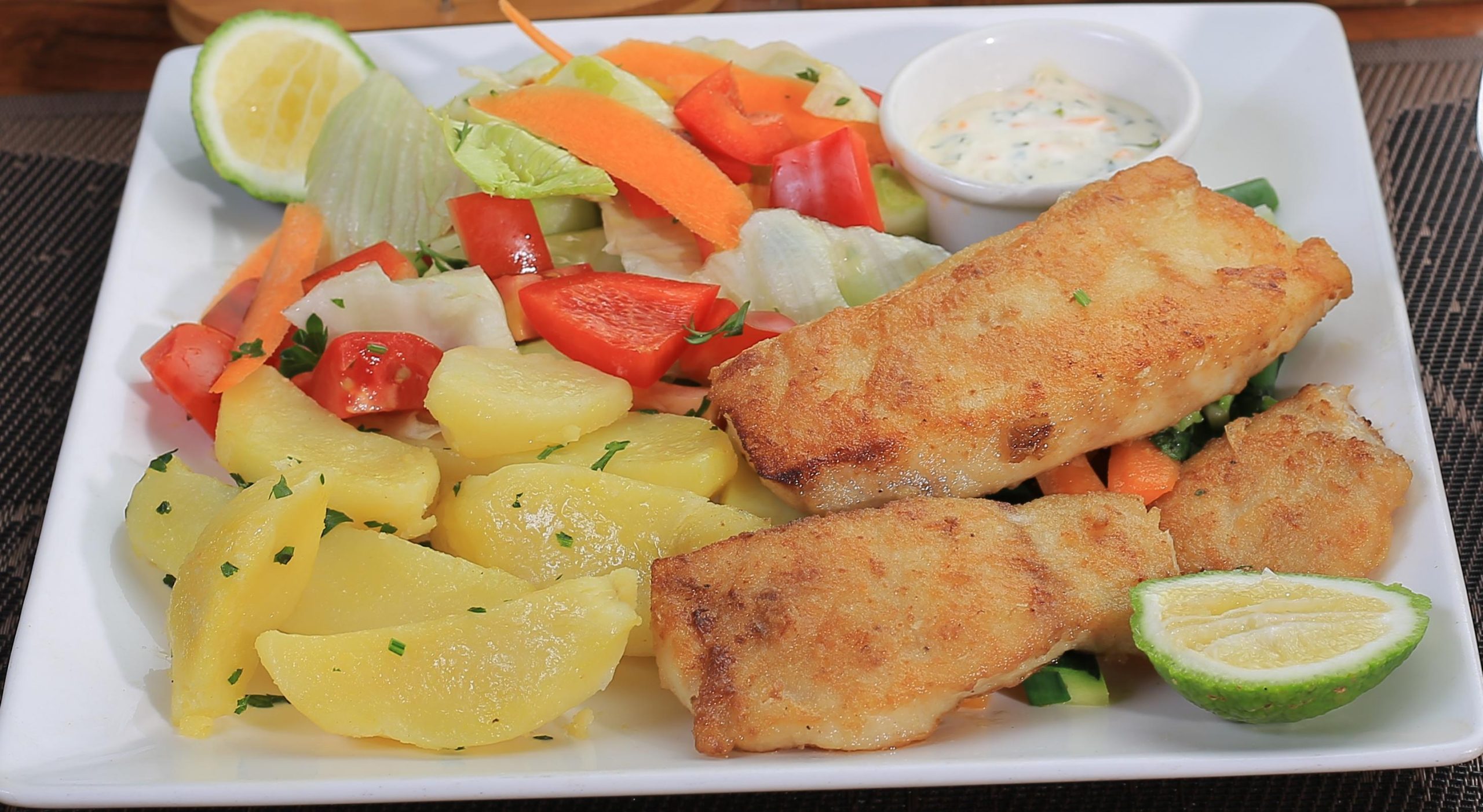 Grilled tilapia fillet